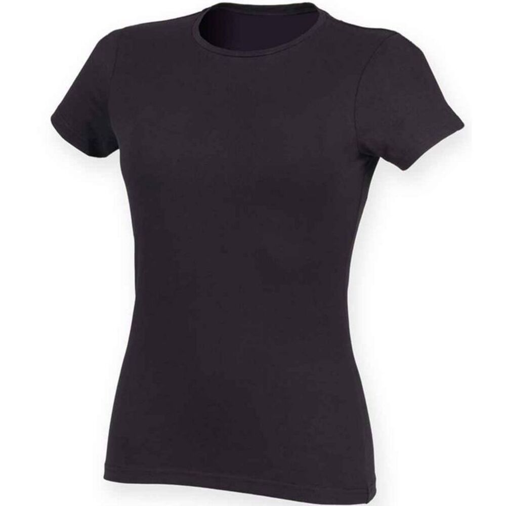 SF Womens/Ladies Feel Good T-Shirt / Navy